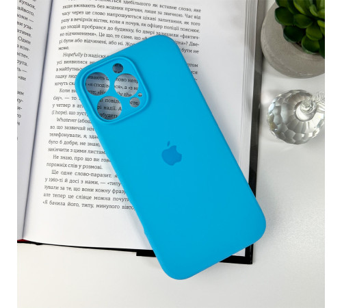 Чохол для смартфона Silicone Full Case AA Camera Protect for Apple iPhone 16 Pro Max 44,Light Blue (FullAAi16PM-44)