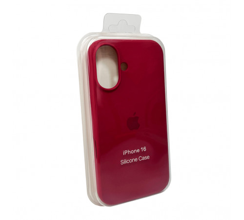 Чохол для смартфона Silicone Full Case AA Open Cam for Apple iPhone 16 35,Maroon (FullOpeAAi16-35)