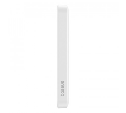 Зовнішній акумулятор Baseus Magnetic Mini Wireless Fast Charge Power Bank 5000mAh 20W Stellar White（With Simple Series Charging Cable Type-C to Typ (P10022107223-00)