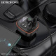 АЗП з FM-модулятором BOROFONE BC59 Heroic car BT FM transmitter Black (6941991117312)