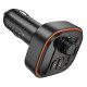 АЗП з FM-модулятором BOROFONE BC59 Heroic car BT FM transmitter Black (6941991117312)