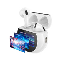 Бездротові навушники TWS BOROFONE BW87 Mist, touch screen, White (6941991119491)