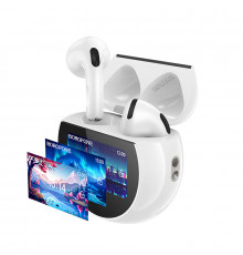 Бездротові навушники TWS BOROFONE BW87 Mist, touch screen, White (6941991119491)