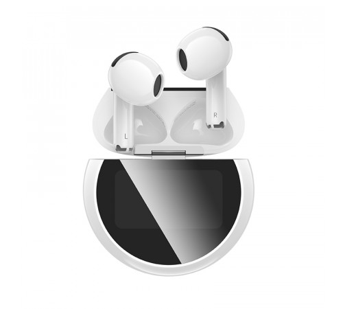 Бездротові навушники TWS BOROFONE BW87 Mist, touch screen, White (6941991119491)