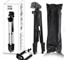 Штатив универсальный 1.02м для фотоаппарата и телефона трипод металлический TRIPOD 3120   (40)