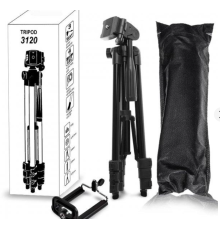 Штатив універсальний 1.02м для фотоапарата та телефону трипод металевий TRIPOD 3120 (40)