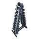 Гантельный ряд RN-Sport BLACK 1-10 кг со стойкой