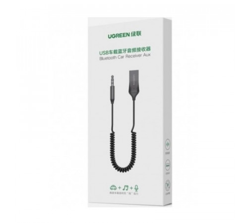 Bluetooth-ресивер UGREEN CM309 Bluetooth Car Receiver Aux with Mic Space Gray (UGR-70601)