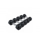 Гантели шестигранные Rubber Hexagon Dumbbell. Цена за 1 кг