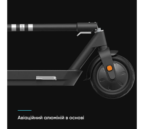 Електросамокат OKAI ES30-NEON PRO Black 10", 350(700)W, 14.7Ah, 80km, 25km\h, 25%, NFC, App, 21kg (ES30-B)