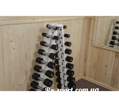 Гантельный ряд 1-10 кг со стойкой