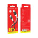 Кабель BOROFONE BX79 Type-C to Type-C 3A,60W, 1m, silicone, silicone connectors, Black (6974443384802)