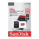 Карта пам'яті microSDXC (UHS-1) SanDisk Ultra 256Gb class 10 A1 (150MB/s) (adapter SD) (SDSQUAC-256G-GN6MA)