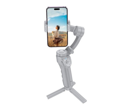 Триосьовий стабілізатор HOCO K24 Support 3-axis smart gimbal Gray (6942007635547)