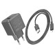 Мережевий зарядний пристрій з кабелем HOCO CS11A Ocean single port charger set(Micro) 10.5W Black (6942007603584)