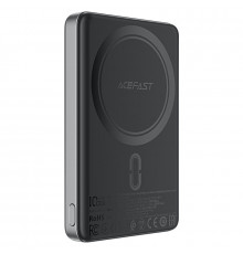 Зовнішній акумулятор ACEFAST M12 PD20W ultra-thin magnetic wireless charging power bank 10000mAh, Black (6974316283393)