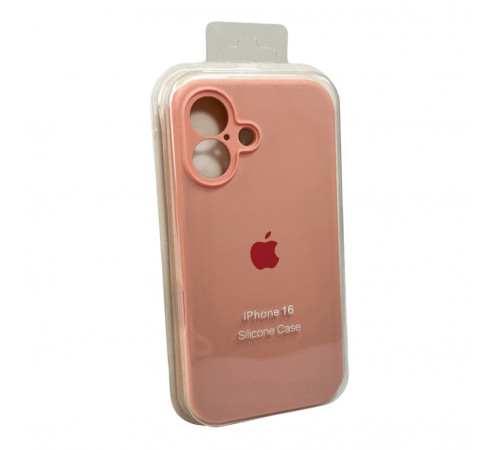 Чохол для смартфона Silicone Full Case AA Camera Protect for Apple iPhone 16 37,Grapefruit (FullAAi16-37)