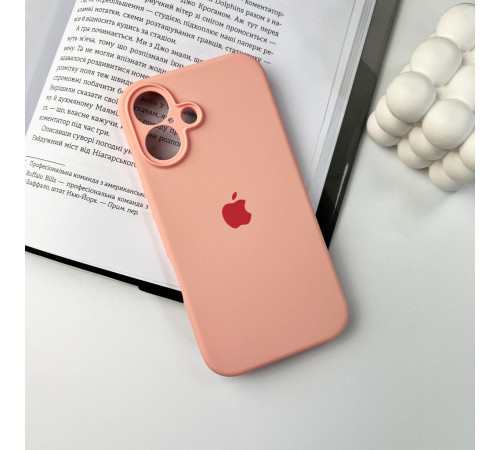 Чохол для смартфона Silicone Full Case AA Camera Protect for Apple iPhone 16 37,Grapefruit (FullAAi16-37)