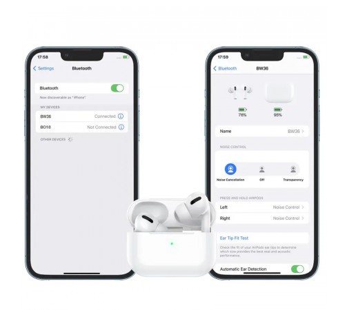 Бездротові навушники TWS BOROFONE BW36, ANC, White (6941991100291)