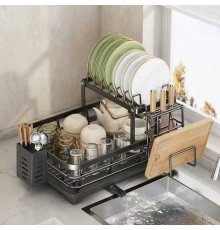 Кухонний Стелаж -Сушарка Для Посуду Органайзер kitchenware -102-30-10PCS (10)