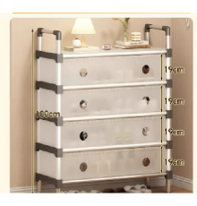 Взуття металеве в передпокій 4 полиці  XL-1336 (xj6205) (12)