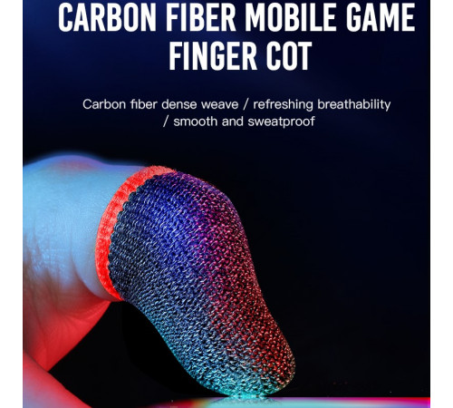 Мобільні ігрові напальчники XO ZT-1 (срібне волокно)