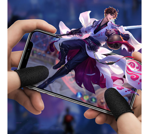 Мобільні ігрові напальчники Borofone BG1 вуглецеве волокно