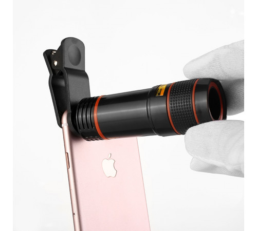 Телефонний об'єктив Mobile Phone Telescope 12X Zoom