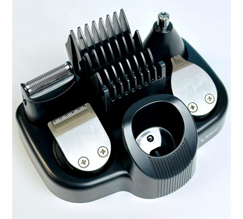 Чоловічий набір VGR V-108 Professional 10в1 (машинка для стрижки, триммер для носа, бритва)