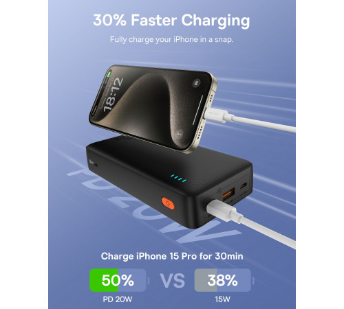 УМБ Power Bank Baseus Airpow 20000mAh 20W (P10022804113-00)