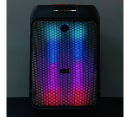 УЦІНКА Колонка VIP JT-1288 з RGB-підсвічуванням та мікрофоном (36,2*31,7*55 см) (відірвана сітка)