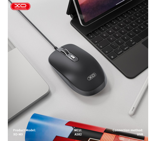 Мишка комп'ютерна дротова XO M9 YuRun