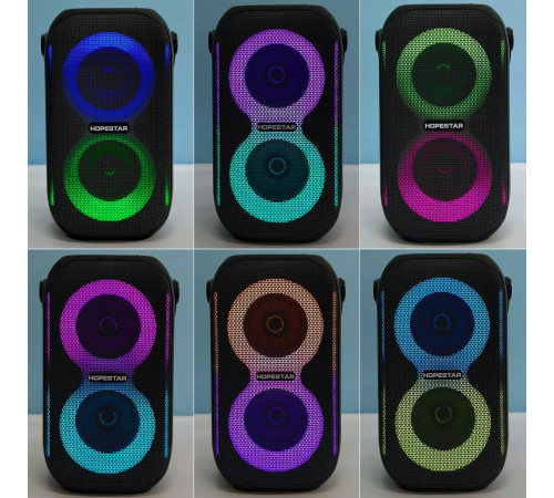 УЦІНКА Колонка HOPESTAR Party 200 mini з радіо (12,18*10,4*21,5 см) (під ремонт)