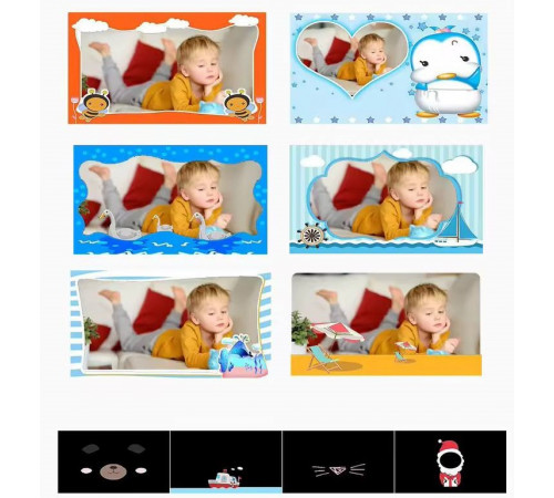 Дитяча фотокамера Звірятки AM300 із функцією друку та з фронтальною камерою