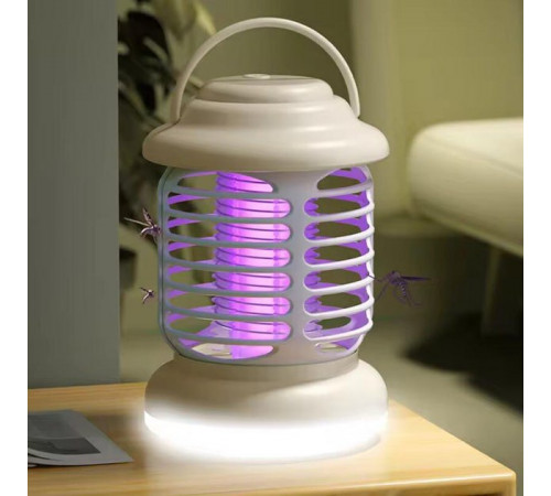 Лампа-пастка від комах M1 2в1 світильник (з вбуд. акум.) (16см)