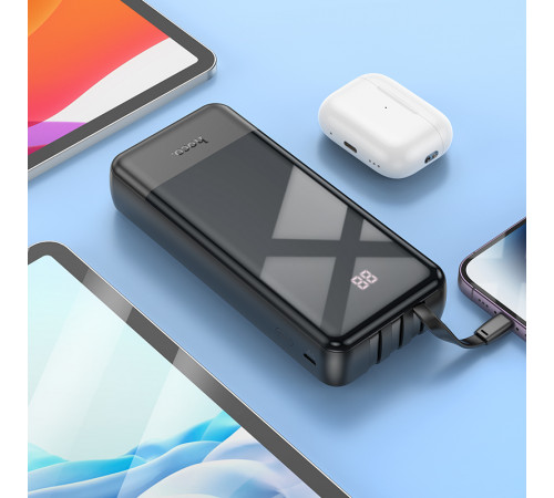 УМБ Power Bank Hoco J114A Charger 20000mAh 2A (with cable Lightning, Micro, Type-C)