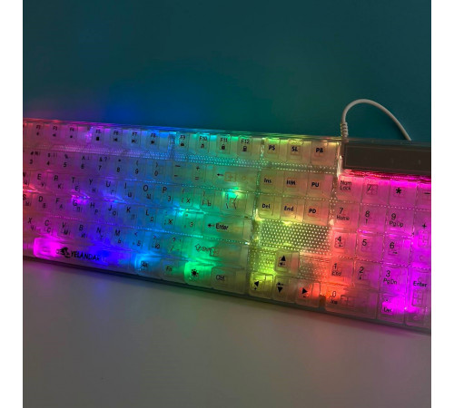 Клавіатура дротова YELANDAR AN-T20 з різнобарвною підсвіткою
