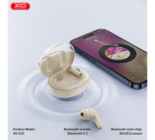 Бездротові навушники XO G22 Meow Star ANC+ENC (подвійний мікрофон)
