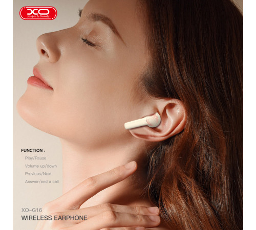 Бездротові навушники XO G16 Two-color Linglong dual-mic ENC