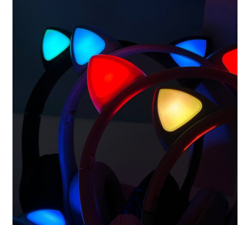 Навушники Bluetooth Cat Ear P47M c RGB Light підсвічуванням