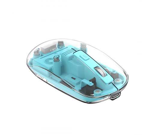Мишка бездротова XO M12 transparent (Connector: Bluetooth+2.4G USB)