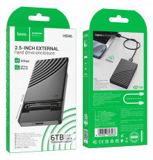 Зовнішній корпус (кишеня) SATA Hoco HB46 USB3.0 (2.5-inch)