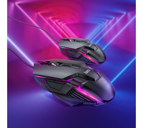 Клавіатура дротова Hoco GM18 Luminous gaming + мишка дротова (з Eng, Рус розкладками)