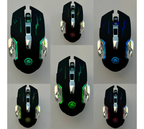 Мишка комп'ютерна бездротова T2 з RGB