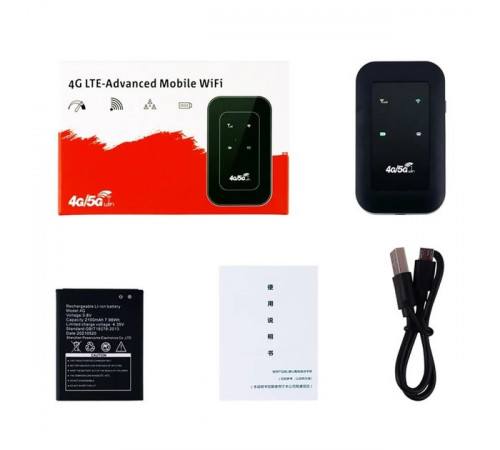 Портативний модем 4G LTE Advanced Mobile Wi-Fi MF800-5 150Mbps з LED індикатором