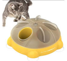 Кормушка для кошек с вращающаясь на 360градусов  головоломка, (72)