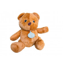 М’яка іграшка Ведмедик з етикеткою 20 см