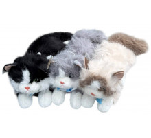 М’яка іграшка Великий кіт (з звуком) 55 см