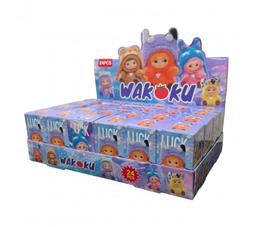 Брелок WAKUKU 521-3 томат (в коробках-сюрприз) 24 шт/упак