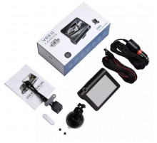 Автомобільний реєстратор, 4 "1080P FHD РК-екран, 3 об'єктиви, камера заднього вигляду, огляд 170 (50)